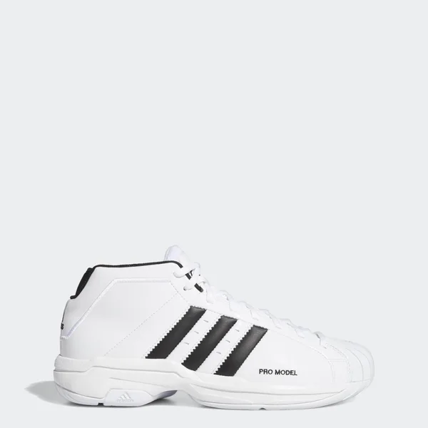 Adidas Pro Model 2g Basketball Shoes, Men's, White