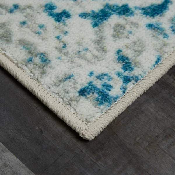 Mohawk Home Juniper Blue 2 ft. 6 in. x 8 ft. Medallion Runner Rug