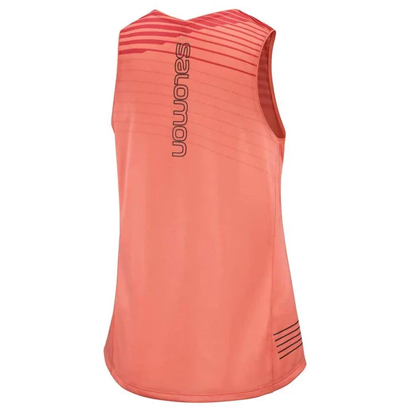 Salomon Sense Tank Top - Women's Camellia, M