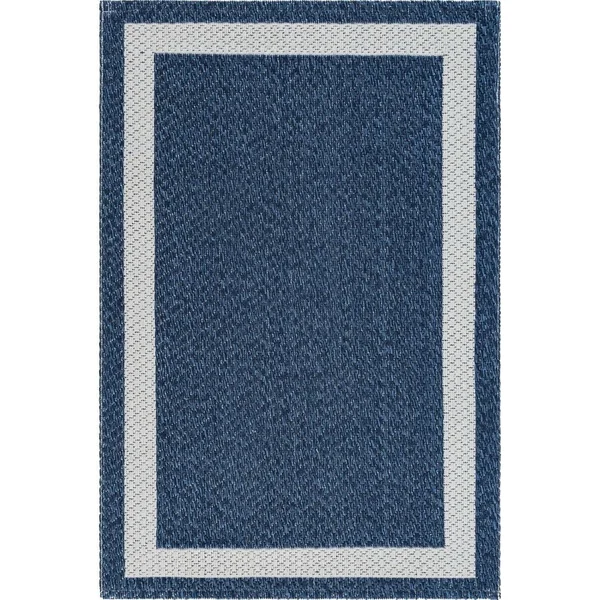 Unique Loom Border Decatur Rug - 4& 2 x 6& 0 - Taupe