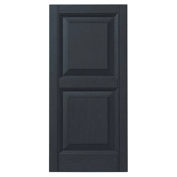 Raised Panel Shutter (Set of 2) Size: 31x22 H x 15x22 W, Color: Dark Spruce