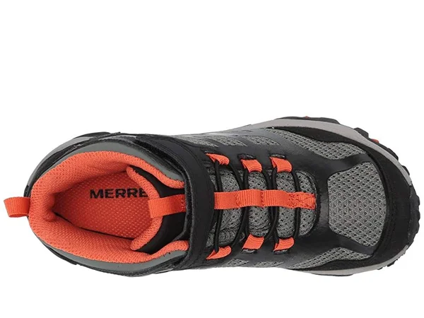 Merrell Kid's Moab FST Mid A/C Waterproof Boot - Size: 11.5, Olive/Black