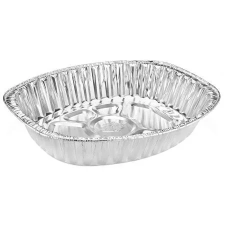 Disposable Roasting Pan Non Stick Aluminum Roaster Pan Heavy-Duty - Oval Shape (40)