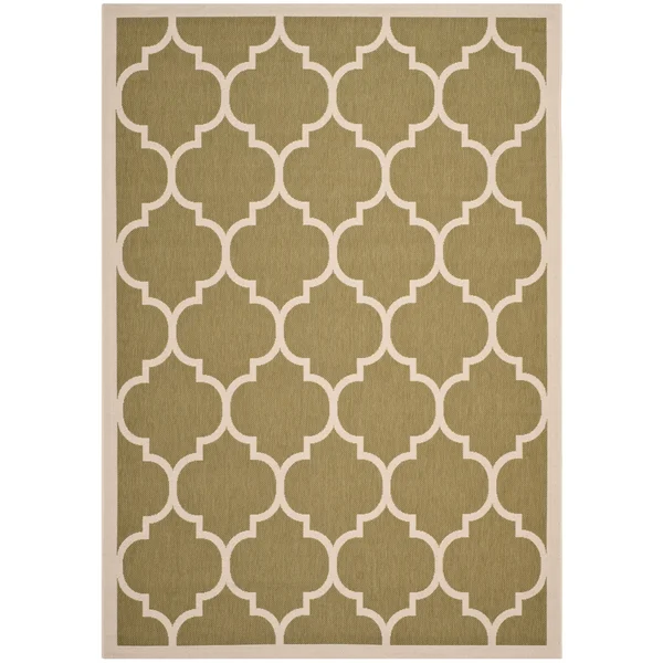 Safavieh Courtyard CY6914-266 5&3x22 x 7&7x22 Black, Beige Area Rug