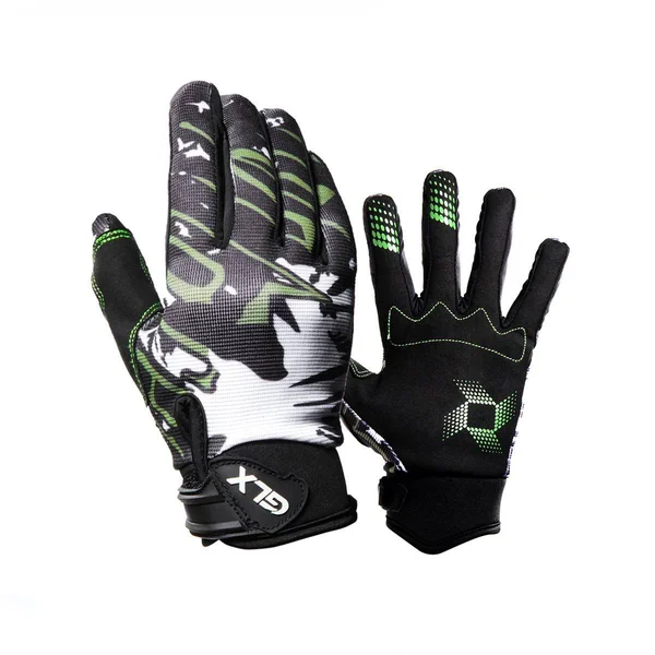 GLX Youth Kids Off Road Motocross ATV Dirt Bike Helmet Camouflage Green Dot Gloves Goggles S