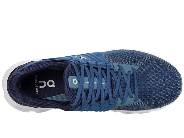 on Cloudswift Running Shoe Men's, Denim/Midnight, 8.5