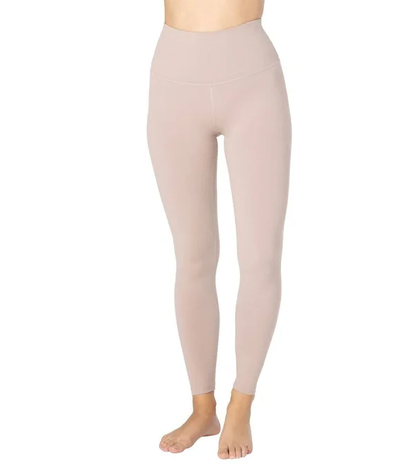 Beyond Yoga Women's Caught in the Midi High Waisted Leggings - Desert Suede X-Large - Spandex