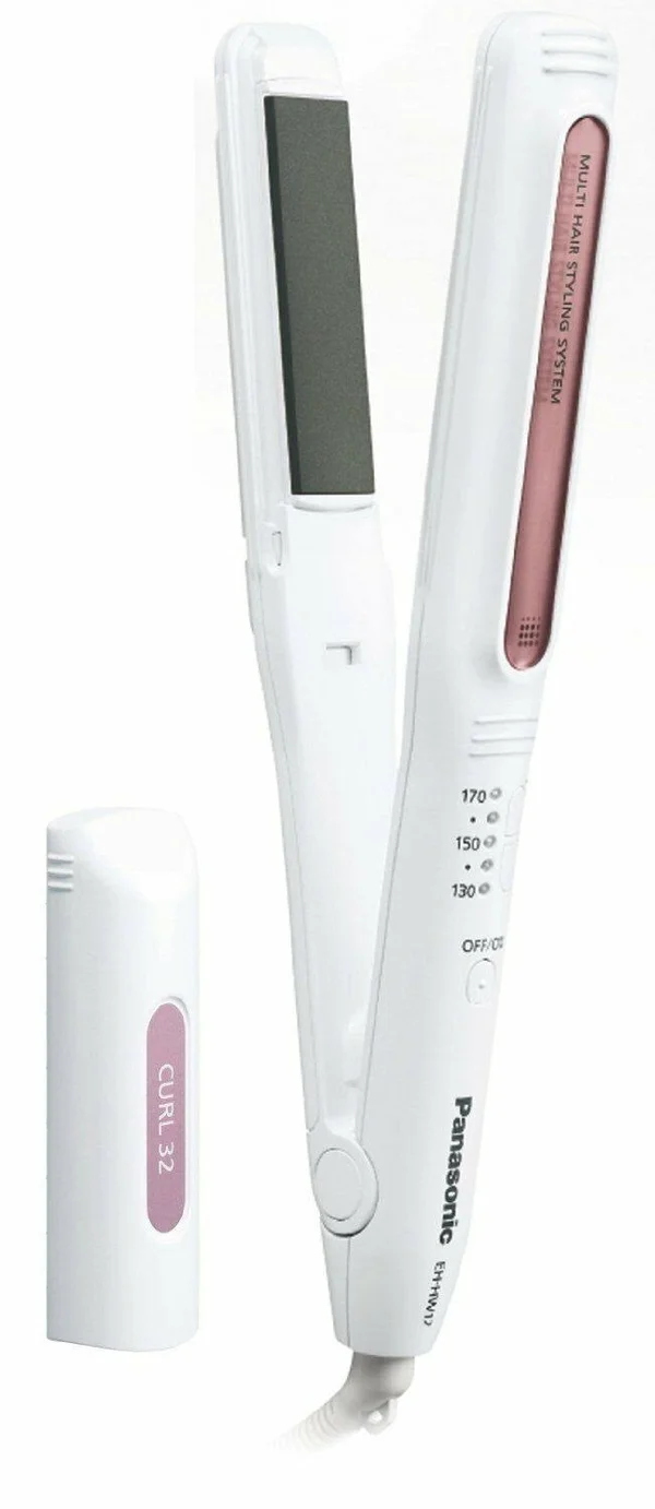Panasonic (Japan) Straight Hair Iron 2-Way EH-HW12-W (White)
