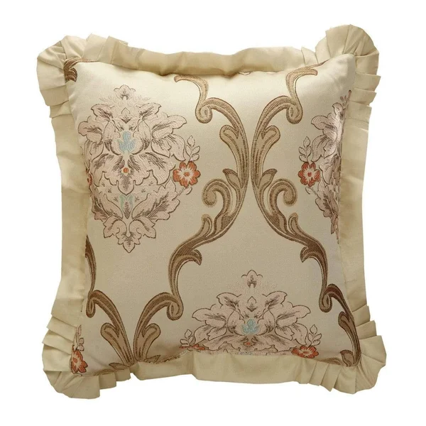 Chic Home Aubrey 9 Piece Comforter Set Jacquard Bedding Gold - Queen