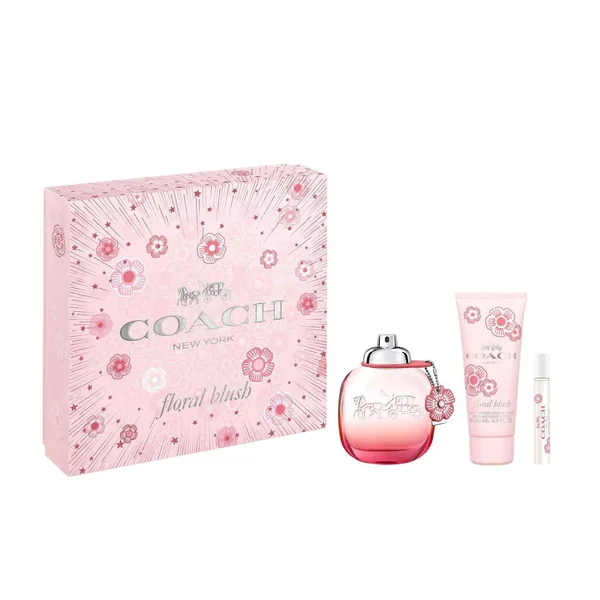 Coach Floral Blush 3 Piece Gift Set