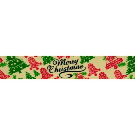 Country Brook Design 1 1/2 inch Christmas Cookies Polyester Webbing, 50 Yards, Green