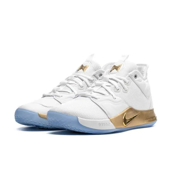 Nike PG 3 NASA Basketball Shoe Size 7.5 (White)
