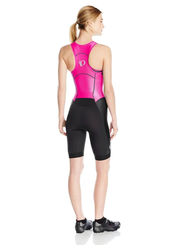 Pearl Izumi Women's Elite Pursuit Tri Suit - Black, Pink - Small