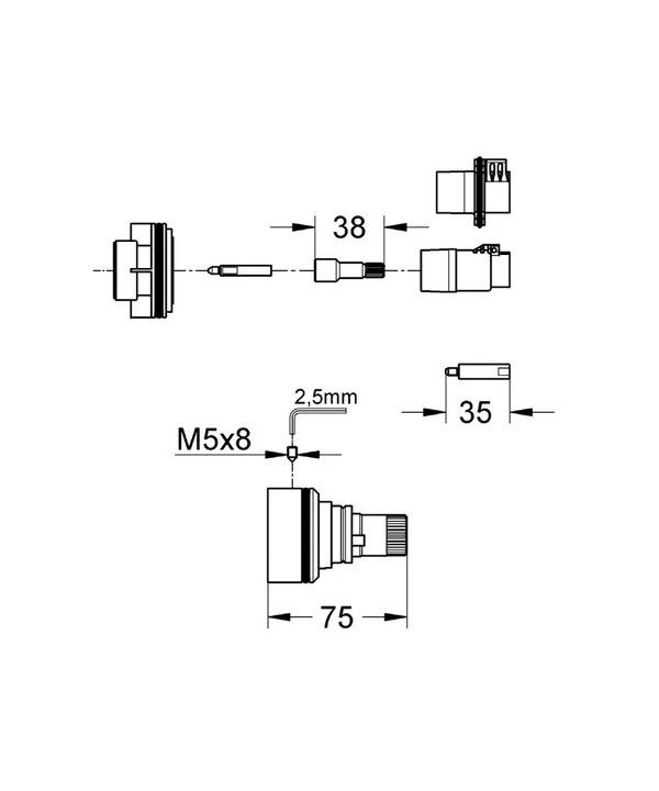 Grohe 47780000 Starlight Chrome Extension