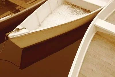 Framed Canvas Art (White Floating Frame) - Boats by PhotoINC Studio ( transportation > by Water > Boats art)