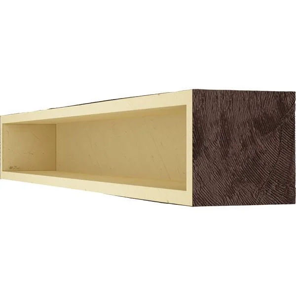 Ekena Millwork MANUPC08X12X72ZY 8x22H x 12x22D x 72x22W Pecky Cypress Faux Wood Fireplace Mantel, Premium Cherry