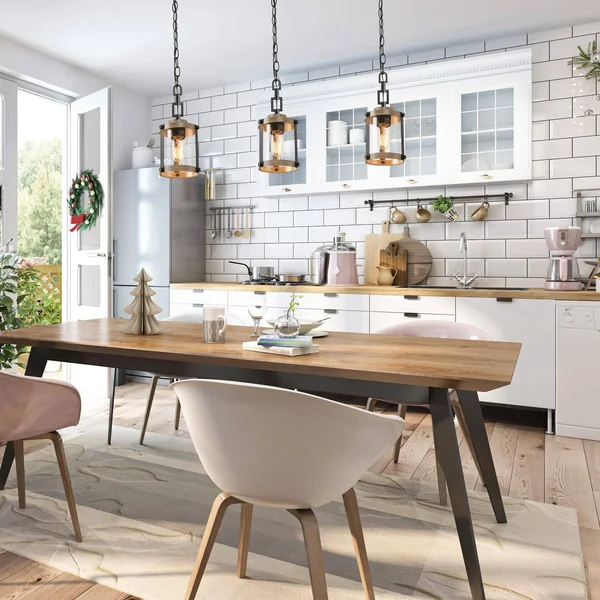 The Gray Barn Horse Hollow 1-Light Rustic Pendant Lighting Fixture - W 6x22x H 14.5x22 28739206