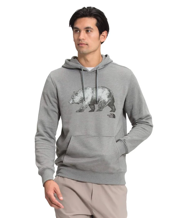 The North Face Bear Pullover Hoodie - Men's TNF Medium Grey Heather, S
