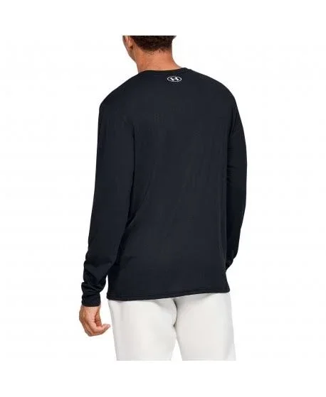 Under Armour Men's Boxed Sportstyle Half Long Sleeve - Black - MD