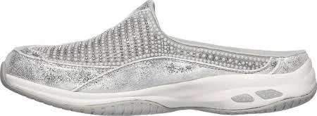 Skechers Women's Relaxed Fit Commute Time Happy as A Clam Clog - Silver