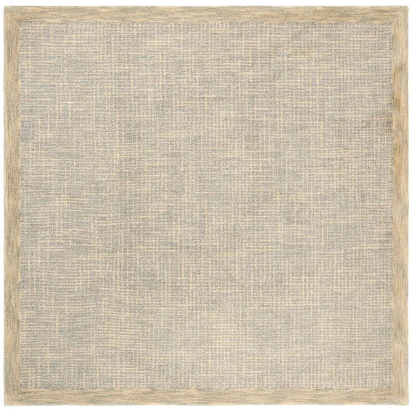 Safavieh 6& x 6& Round Abstract ABT220C Navy - Ivory Rug