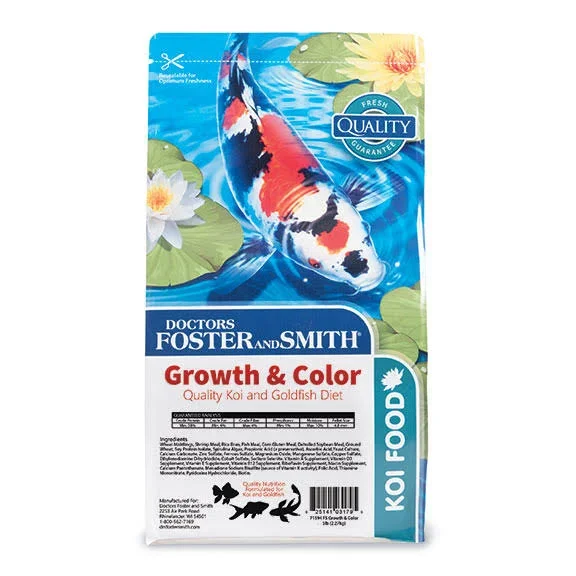 Growth and Color Koi Food by Drs. Foster and Smith - 20 lbs