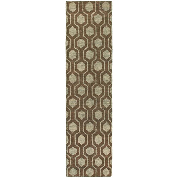 Tommy Bahama Maddox 56504 Area Rug - 3&6x22 x 5&6x22 - Brown