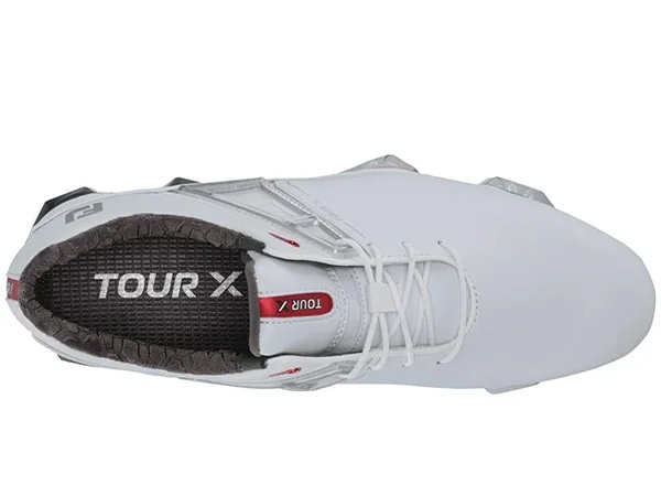 FootJoy Men's Tour x Golf Shoes Size 10 - White/Red