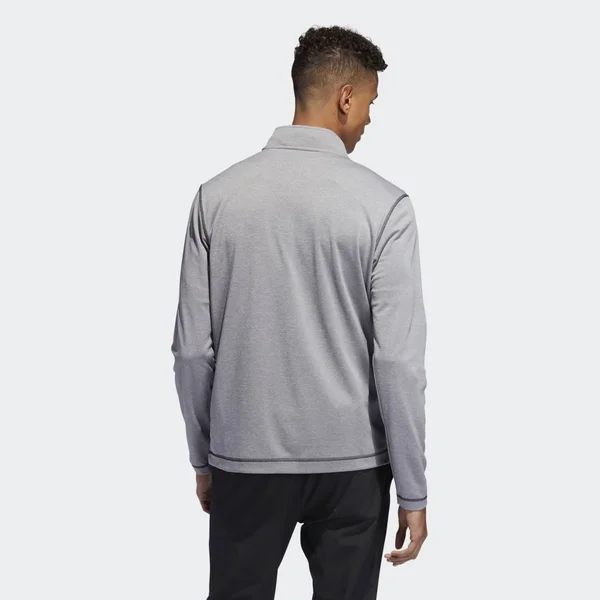 Adidas UV Protection 1/4 Zip Sweatshirt Men's - Size: Large, Grey