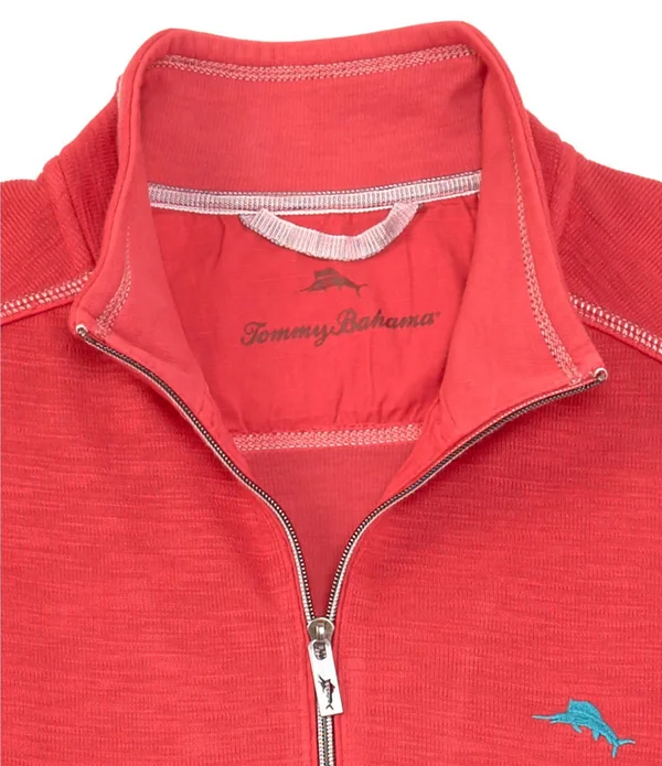 Tommy Bahama Tobago Bay Half Zip Pullover Ocean Deep
