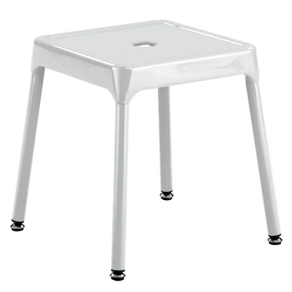 Safco Steel Guest Stool - White