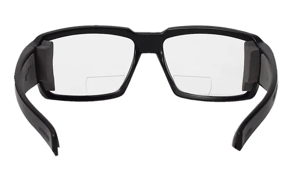 Bomber Sunglasses - Boogie Bomb ANSI Z87+ Safety Bi Focal Lens 1.5 - Black, Clear, Gray