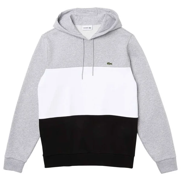 Lacoste Logo Hoodie Grey