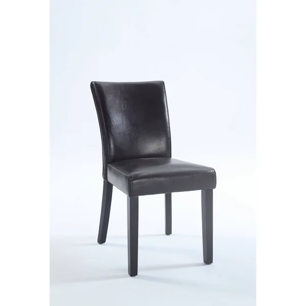 Chintaly MICHELLE-PRS-SC-CRM Bonded Leather Parsons Chair ( Set of 2 )