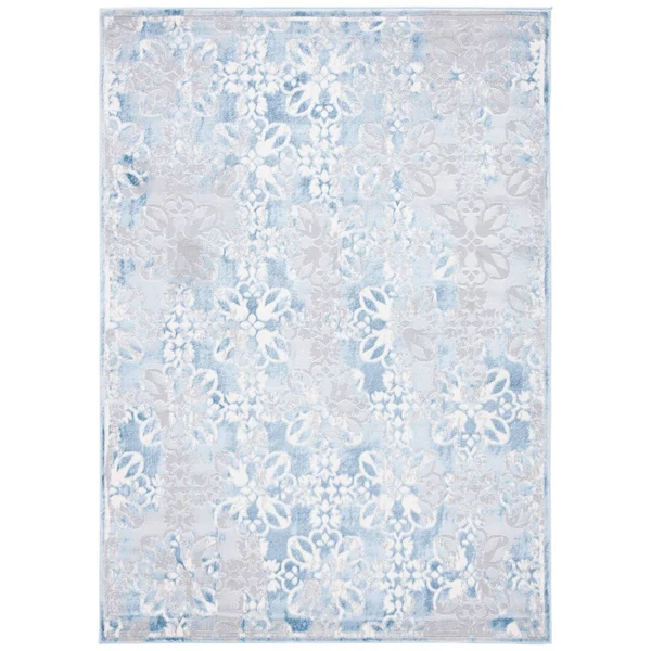 Safavieh Lagoon Rug Collection LGN508F - Grey - Blue - 4&-5x22 x 6&-5x22