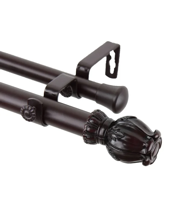 Rod Desyne Regent Double Curtain Rod - Black