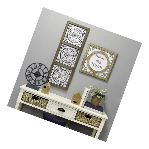 Stratton Home Decor Mykonos Medallion Panel Wall Dcor - Multi