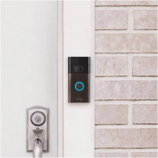 Ring Video Doorbell with Chime (2020 Release) - Venetian Bronze
