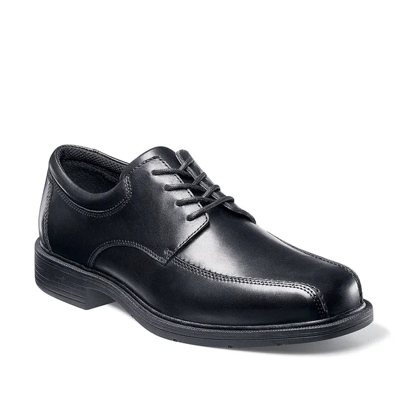 Men's Nunn Bush Jasen 84221 Bicycle Tip Lace Up Comfort Gel - Size: 14, Black
