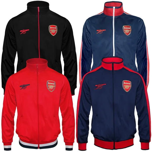 Arsenal Football Club Official Soccer Gift Mens Retro Track Top Jacket