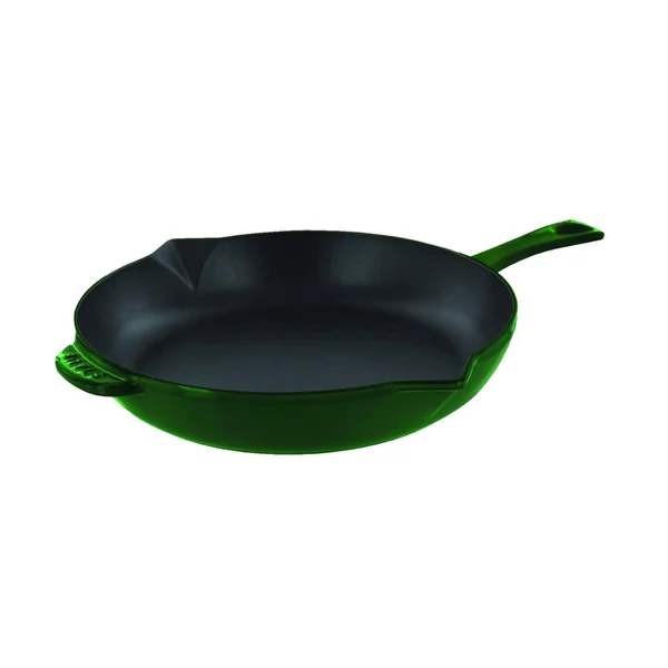 Staub Cast Iron Fry Pan, 10-in, Basil