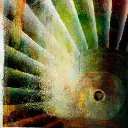 Turbine Tracings 6 36x36 Canvas, Size: 36 x 36