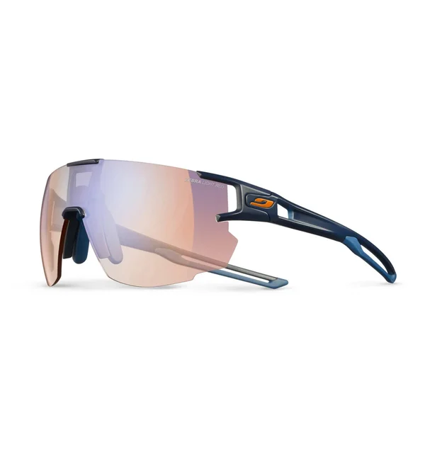 Julbo Aerospeed Sunglasses - Dark Blue/Dark Blue/Orange