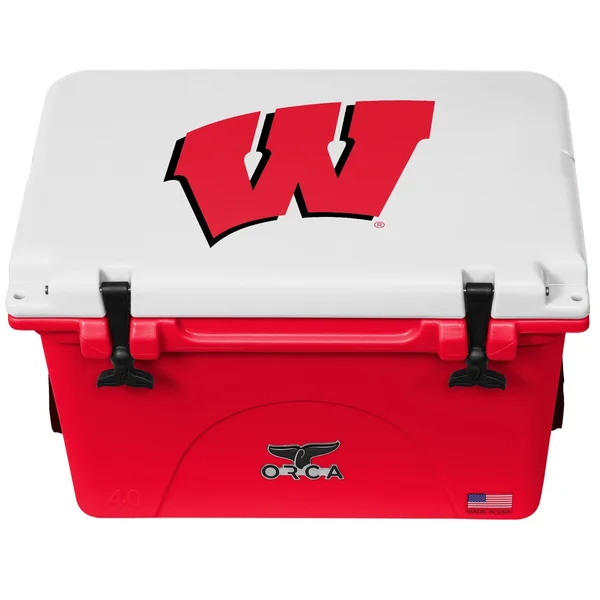 Orca Wisconsin Badgers 40-Quart Cooler