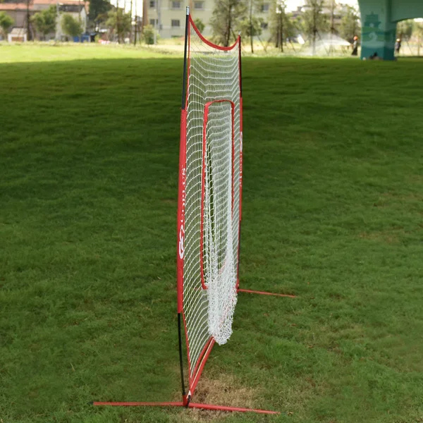 Goplus 7 7& Baseball Softball Hitting Batting Training Net-Red