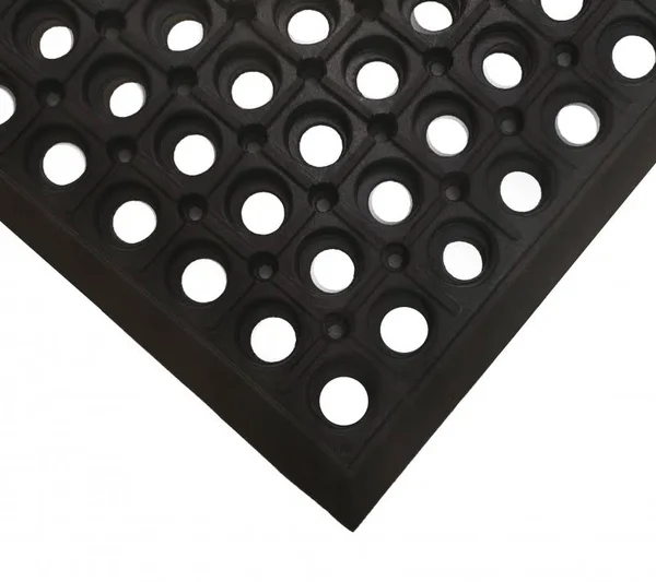 Notrax 619S0310BL Drainage Mat - 10 ft. L, 3 ft. W, black