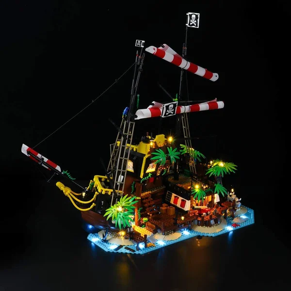 LIGHTAILING Light Set for (Ideas Pirates of Barracuda Bay Building Blocks Model - LED Light Kit Compatible with Lego 21322(NOT I