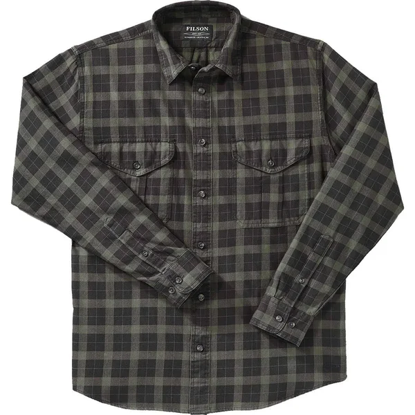 Filson Lightweight Alaskan Guide Shirt - Black - Charcoal - Small