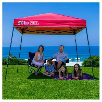 Quik Shade Solo Steel 50 9&x9& Instant Canopy - Red