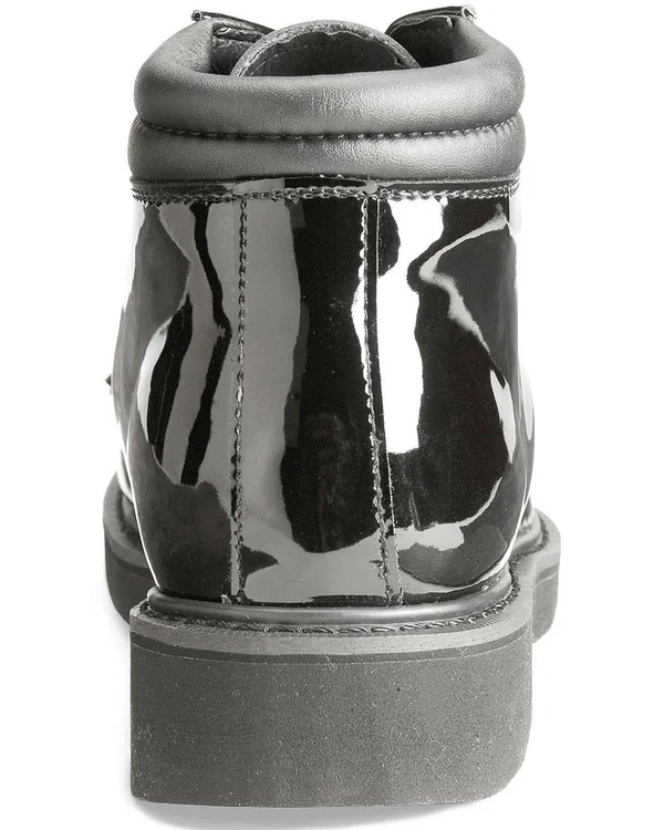 Rocky Men's High Gloss Dress Leather Chukka 500-8 - Size: 12, Black